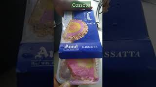 Amul Cassata Ice cream  Foodie [upl. by Katinka]