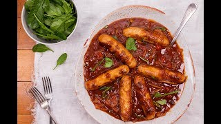 Simple amp Tasty Devilled Sausages Recipe  A Family Favourite [upl. by Retsevel995]