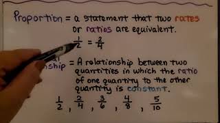 7th Grade Math 42a Discovering Proportional Relationships [upl. by Zubkoff]