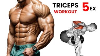 Best Triceps Exercises  Lateral Head  Long Head  Medial Head [upl. by Heidy]