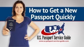 How to Get a New Passport Quickly [upl. by Eceined]