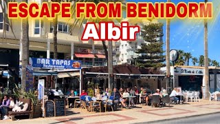 Benidorm to Albir Sunny Escape to a DIFFERENT world albir benidormbyana [upl. by Hahseram]