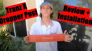 TranzX Dropper Post Installation  Review  Dust or Bust MTB 2023 [upl. by Madison]