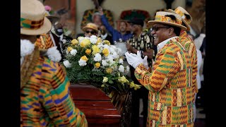 New Orleans oldest Mardi Gras Indian Ray “Big Chief Hatchet” Blazios Jazz Funeral [upl. by Urian]