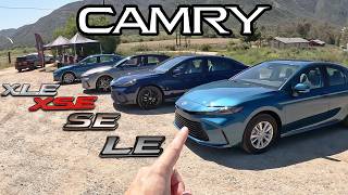 Full Tour of the 2025 Toyota Camry Lineup  LE vs SE vs XLE vs XSE [upl. by Anilys]