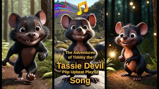 The Adventures of Timmy the Tassie Devil Pop Upbeat Playful Song [upl. by Readus]