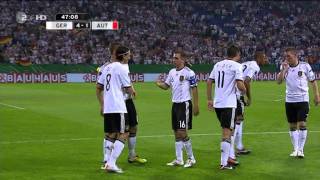 Deutschland vs Österreich 62 Alle Tore Highlights EMQuali 020911 HD [upl. by Apollus]