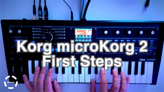 Korg microKORG2 first steps [upl. by Sternlight]