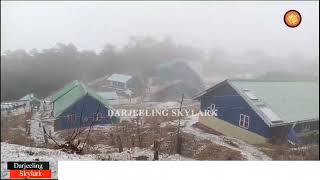 Snowfall at Sandakphu Darjeeling on the month of November 2024 [upl. by Hannaoj]