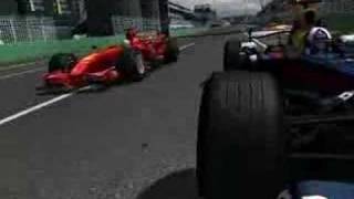 Massa Coulthard Turn 1 Accident F1 2008 Melbourne Grand Prix [upl. by Yand]