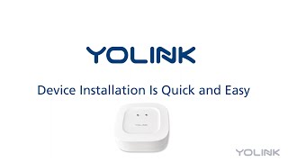 YoLink Water Leak Sensor Intro [upl. by Ekaj]