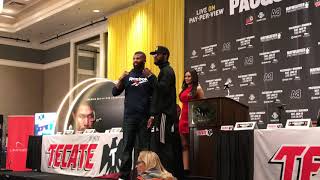 Badou Jack Face Off With Marcus Browne [upl. by Jonie655]