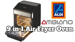 Aldi 9in1 Air Fryer Oven  Rotisserie Chicken Made Easy [upl. by Hobart]