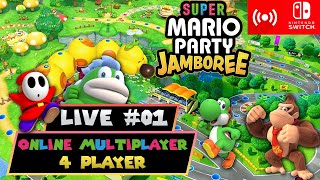 MARIO PARTY JAMBOREE ★ MegaWigglers Leckerwald  MeisterwürflerMotodrom  4p ★ 01 gerSwitch [upl. by Ettennat]