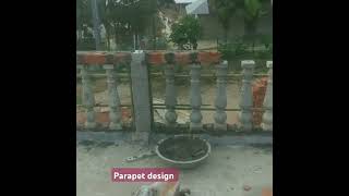 Parapet design plaster work parapetdesign parapet [upl. by Aikemahs]