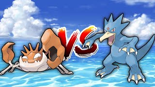 Kingler vs Golduck Who Would Win Pokemon Battle [upl. by Sauveur873]