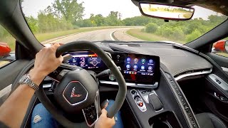 2021 Chevrolet C8 Corvette Z51 Performance Package  POV First Impressions [upl. by Anelrihs740]