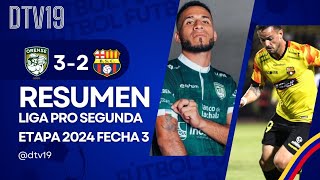 Orense vs Barcelona SC 32 Resumen y goles del partido  LigaPro 2024  Segunda Etapa Fecha 3 [upl. by Assylla]