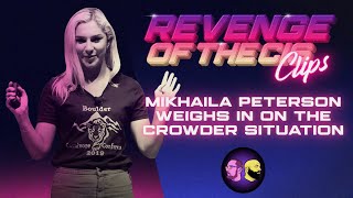 Mikhaila Peterson Weighs In On The Crowder VS Daily Wire Drama  ROTC Clips [upl. by Gerge]