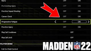 EASY fix for CPU Fatigue in Madden 22 [upl. by Devina559]