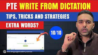 New PTE Write From Dictation Proven Tips Tricks and Strategies  Extra Words Language Academy [upl. by Evvie17]