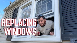 Replacing Double Hung Windows  Episode 9 [upl. by Namyw]