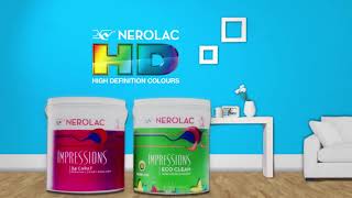 Nerolac Impressions Paints – Beautify your Home amp your HD Impression Paint Wall with low VOC Paints [upl. by Mellette770]