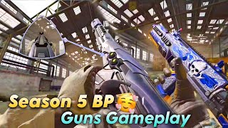 Season 5 Battlepass Weapons  Codm S5 Battlepass guns Gameplay 🤯🤯 [upl. by Loleta]