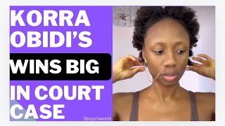 Update Korra Obidi’s court case korraobidi justindean [upl. by Otipaga]