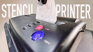 Tattoo stencil printer tutorial [upl. by Colyer]