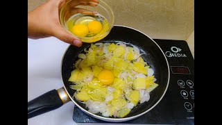 3 eggs make this super easy snack  Easy breakfast lunch or dinner snack recipe [upl. by Aidnyl]