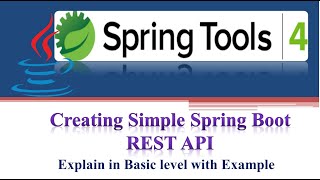 Creating Simple Spring Boot REST API  Explain step by step for beginners  restapi [upl. by Marve618]