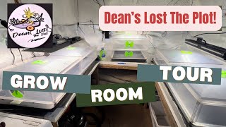 Deans Lost The Plot  Grow Room Tour [upl. by Ulick391]