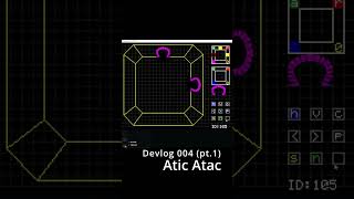 Atic Atac Dev Log 004 pt1 zxspectrum retrogaming ultimate coding [upl. by Nylodnewg]