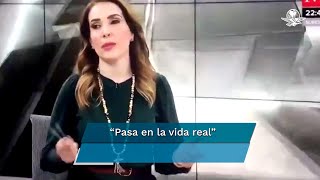 Conductora lanza grosería en vivo y se vuelve viral [upl. by Sauers]