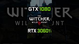 GTX 1080 vs RTX 3060 Ti in The Witcher 3 Wild Hunt [upl. by Raman934]