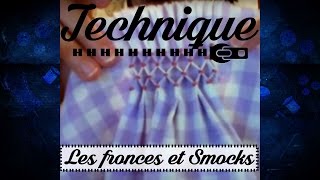 Couture  Coudre des fronces et smocks [upl. by Notniw]