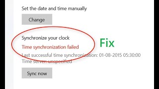 How to fix Time synchronization failed in windows 10 [upl. by Aikym284]