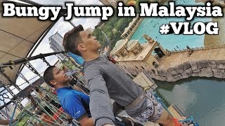 Neil Llanes  Bungy Jump VLOG Part 1 Sunway Lagoon Malaysia [upl. by Cassius]