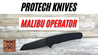 Protech Malibu Operator Pocketknife Fablades Full Review [upl. by Eisned]