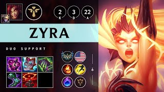 Zyra Support vs Bard  NA Challenger Patch 1415 [upl. by Kurys]