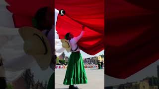 Claudia Sheinbaum encabeza su primer desfile de la Revolución Mexicana [upl. by Ahsienod355]