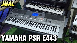 Jual  Keyboard Yamaha Psr E 443  cocok buat pemula  Bisa flashdisk [upl. by Brad]