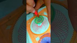 How I created spirograph design patterns just by rotating a pencilIsnt it Kamals makeover [upl. by Lehte269]