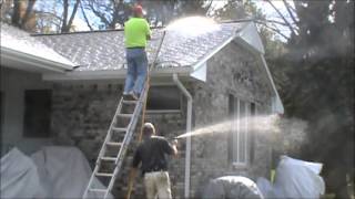 video of roof cleaning training great out door business [upl. by Mazonson]