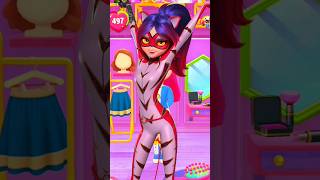 Purple Tigress Miraculous Ladybug My Talking Angela 2 angela2 miraculous viral shorts fyp [upl. by Anahsed]