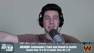 BREAKING Commanders Trade Sam Howell To Seahawks for Draft Picks [upl. by Swee]