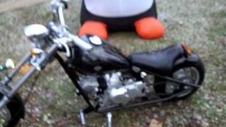 Mini Harley Davidson Chopper 50cc SOLD December 26 2010 on EBay for 37500 [upl. by See]