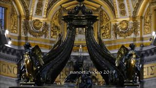 Il Baldacchino di san Pietro St Peters Baldachin manortiz [upl. by Wons128]