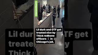 Chicago Female jail officers with BBL’s welcome OTF and LiL Durkfans of OTFlildurkkingvon [upl. by Akirdnwahs]